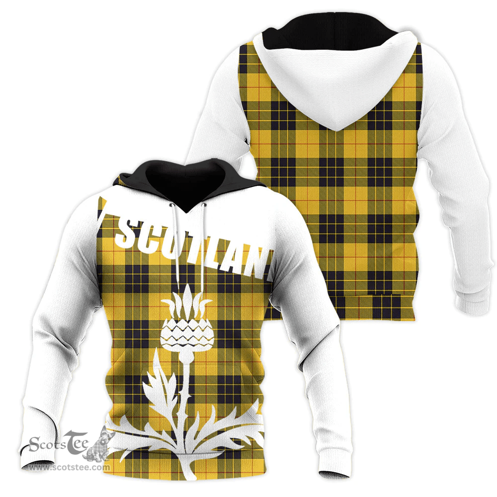 MacLeod Of Lewis Ancient Clan Tartan Hoodie - Scottish Thistle Style