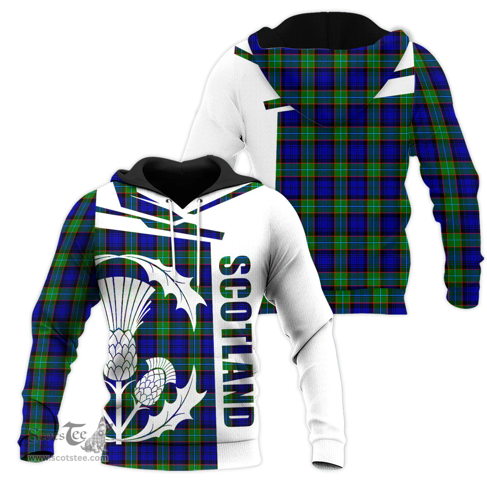 Sempill Modern Clan Tartan Hoodie - Scottish Thistle Style