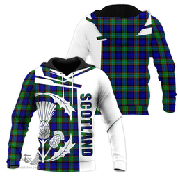 Sempill Modern Clan Tartan Hoodie - Scottish Thistle Style