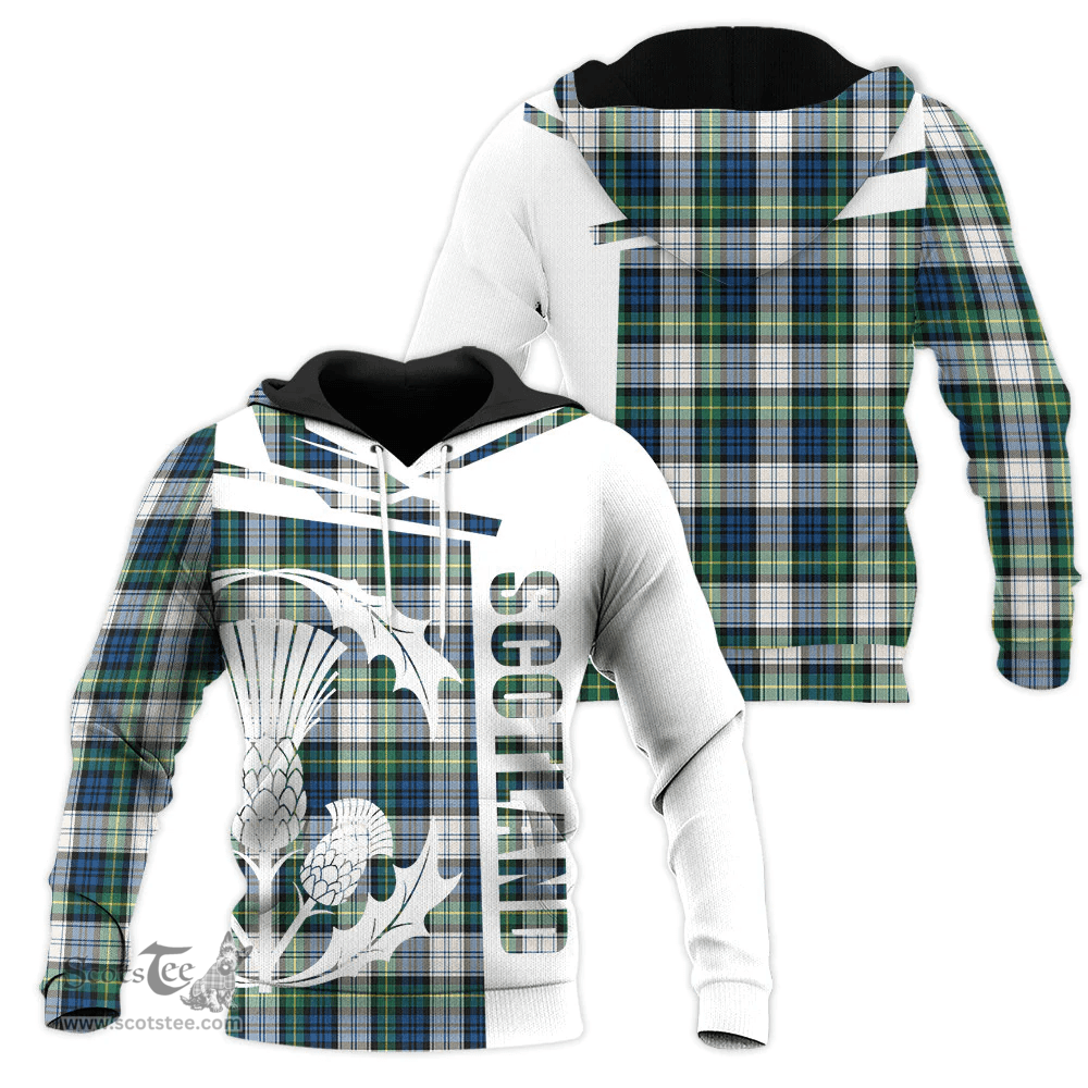 Gordon Dress Ancient Clan Tartan Hoodie - Scottish Thistle Style