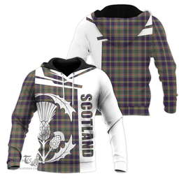 Taylor Weathered Clan Tartan Hoodie - Scottish Thistle Style