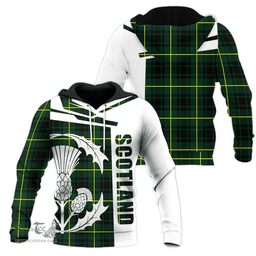 MacArthur Modern Clan Tartan Hoodie - Scottish Thistle Style