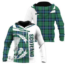 Armstrong Ancient Clan Tartan Hoodie - Scottish Thistle Style