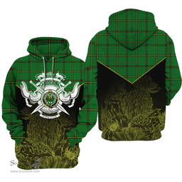 Don (Tribe-Of-Mar) Clan Tartan Hoodie - Scottish Thistle Style
