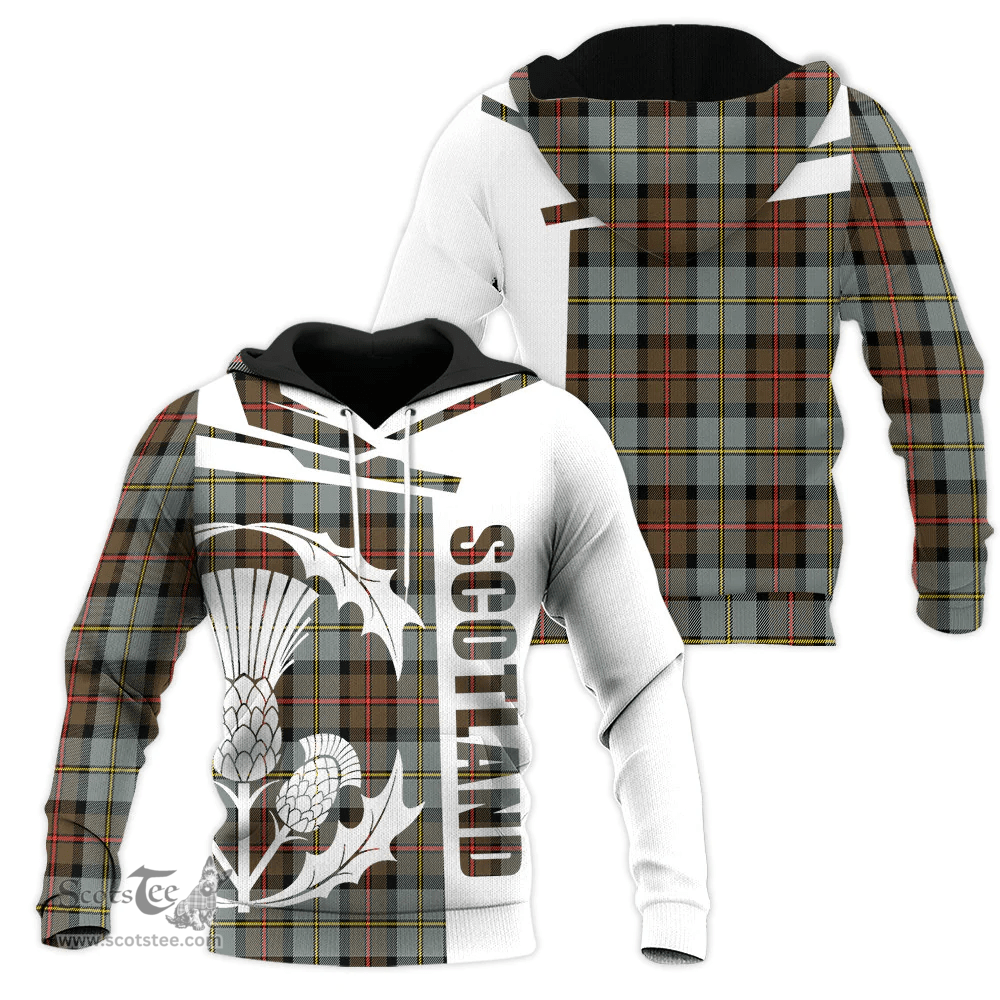 MacLeod Of Harris Weathered Clan Tartan Hoodie - Scottish Thistle Style