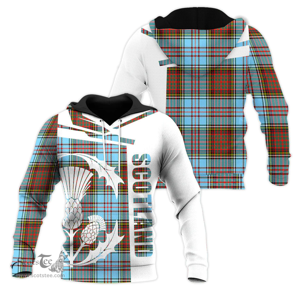 Anderson Ancient Clan Tartan Hoodie - Scottish Thistle Style