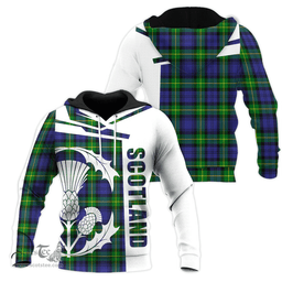 Meldrum Clan Tartan Hoodie - Scottish Thistle Style