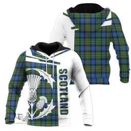 MacLaren Ancient Clan Tartan Hoodie - Scottish Thistle Style