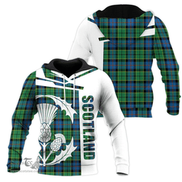 Forsyth Ancient Clan Tartan Hoodie - Scottish Thistle Style
