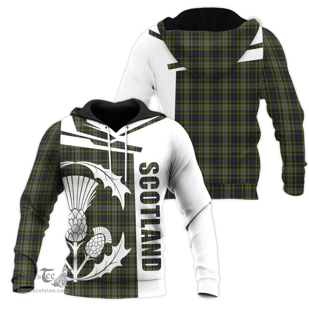 Davidson Tulloch Dress Clan Tartan Hoodie - Scottish Thistle Style