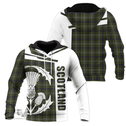 Davidson Tulloch Dress Clan Tartan Hoodie - Scottish Thistle Style