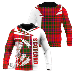 MacDowall Clan Tartan Hoodie - Scottish Thistle Style