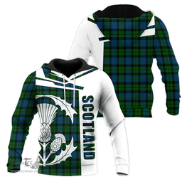 MacKay Modern Clan Tartan Hoodie - Scottish Thistle Style