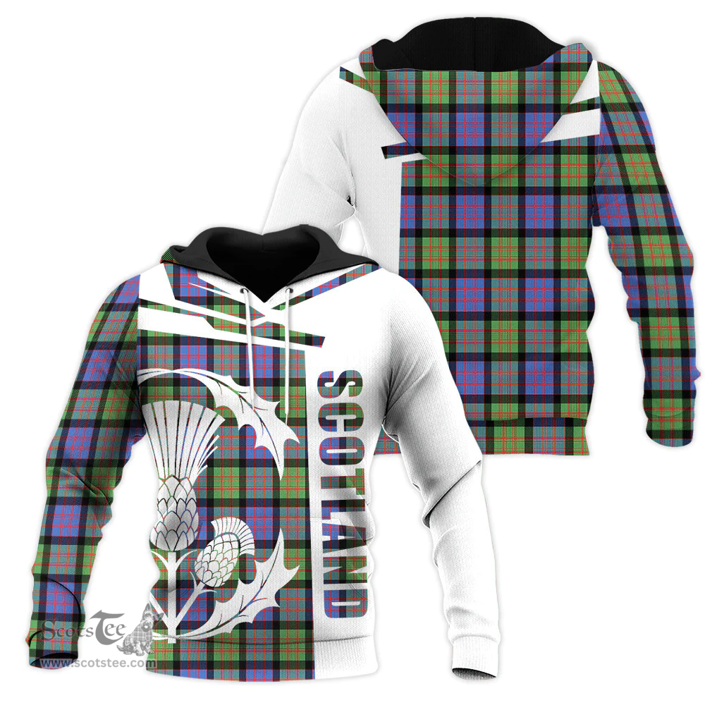 MacDonald Ancient Clan Tartan Hoodie - Scottish Thistle Style