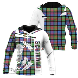 MacDonald Ancient Clan Tartan Hoodie - Scottish Thistle Style