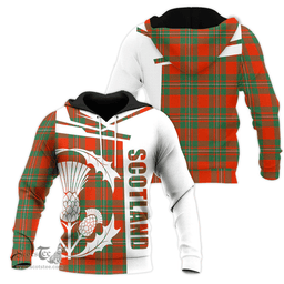 MacGregor Ancient Clan Tartan Hoodie - Scottish Thistle Style