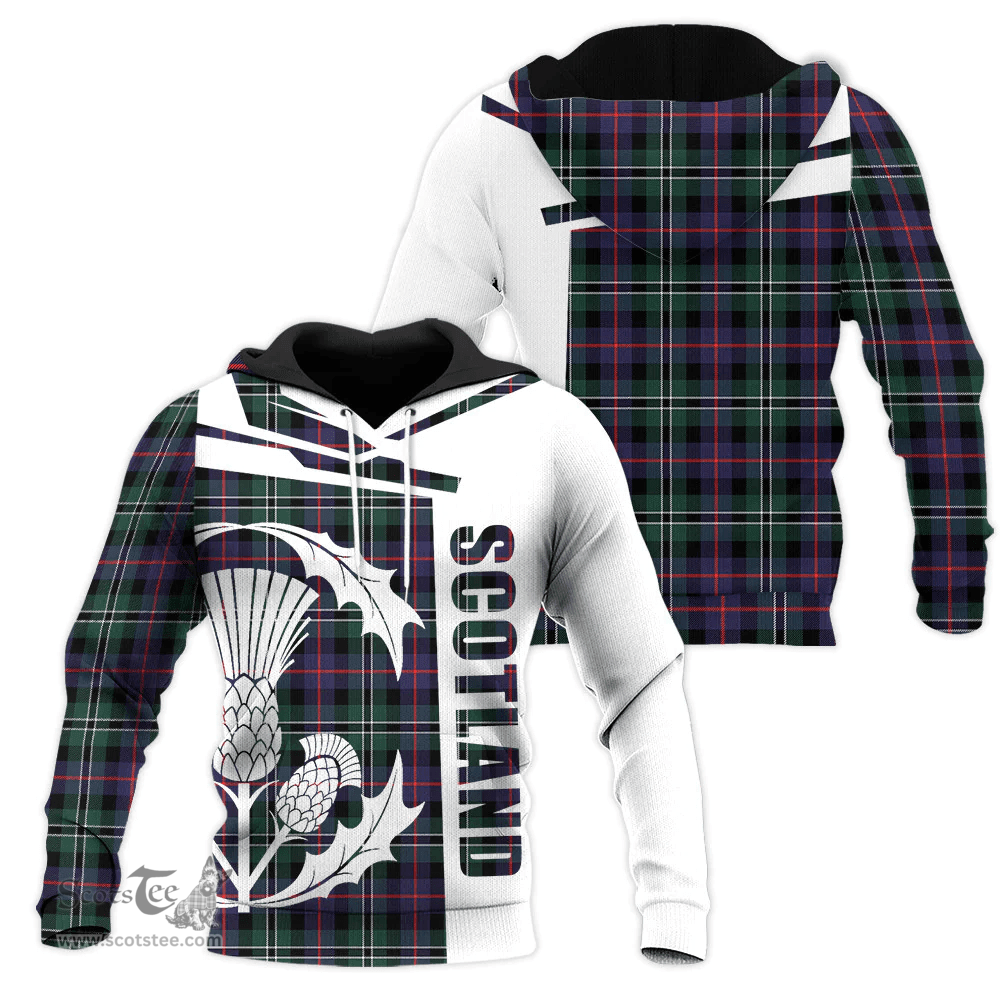 Rose Hunting Modern Clan Tartan Hoodie - Scottish Thistle Style