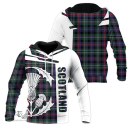 Rose Hunting Modern Clan Tartan Hoodie - Scottish Thistle Style