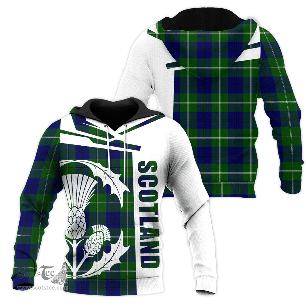Oliphant Modern Clan Tartan Hoodie - Scottish Thistle Style