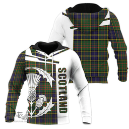 MacMillan Hunting Modern Clan Tartan Hoodie - Scottish Thistle Style