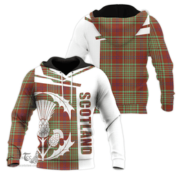 MacGillivray Hunting Ancient Clan Tartan Hoodie - Scottish Thistle Style