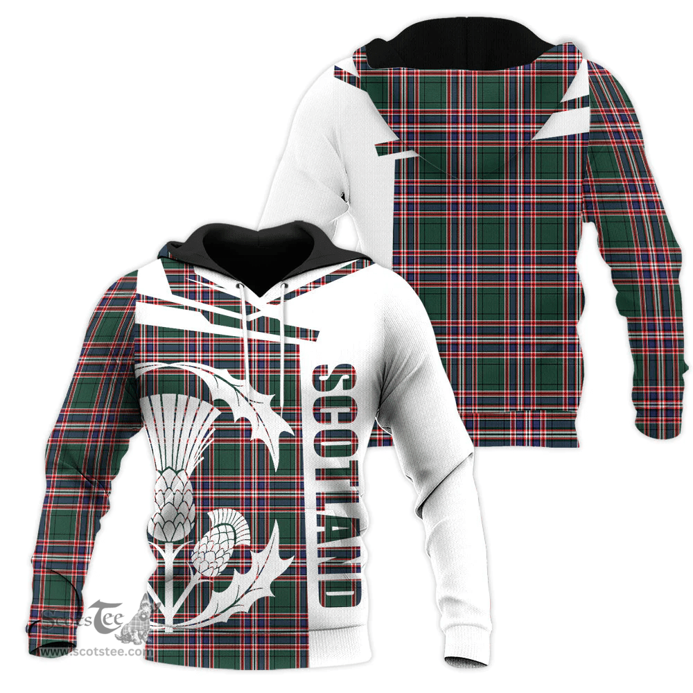 MacFarlane Hunting Modern Clan Tartan Hoodie - Scottish Thistle Style