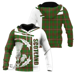 MacKinnon Hunting Modern Clan Tartan Hoodie - Scottish Thistle Style