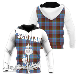 Anderson Modern Clan Tartan Hoodie - Scottish Thistle Style
