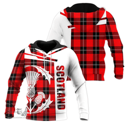 Ramsay Modern Clan Tartan Hoodie - Scottish Thistle Style