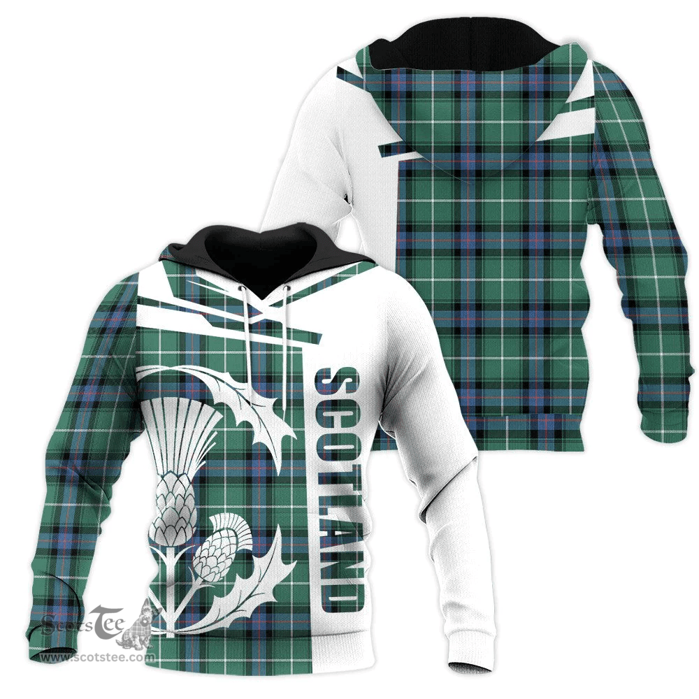 MacDonald Of The Isles Hunting Ancient Clan Tartan Hoodie - Scottish Thistle Style