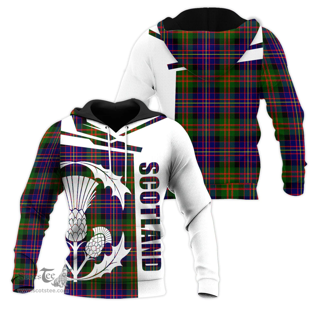 Cameron Of Erracht Modern Clan Tartan Hoodie - Scottish Thistle Style