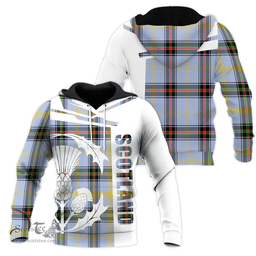 Bell Of the Borders Clan Tartan Hoodie - Scottish Thistle Style