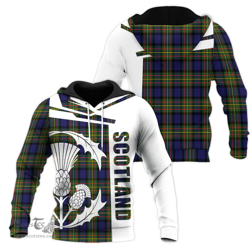 MacLaren Modern Clan Tartan Hoodie - Scottish Thistle Style