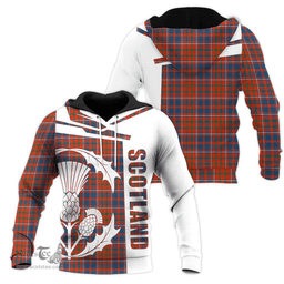 Cameron Of Lochiel Ancient Clan Tartan Hoodie - Scottish Thistle Style