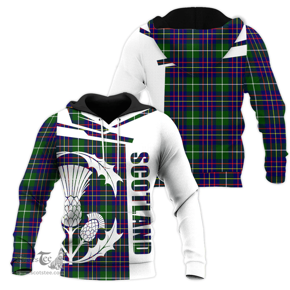 Inglis Modern Clan Tartan Hoodie - Scottish Thistle Style