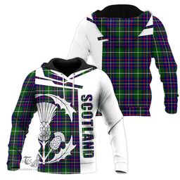 Inglis Modern Clan Tartan Hoodie - Scottish Thistle Style