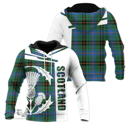 Davidson Ancient Clan Tartan Hoodie - Scottish Thistle Style