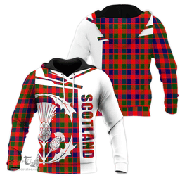 Gow Modern Clan Tartan Hoodie - Scottish Thistle Style
