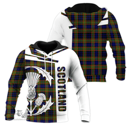 Clelland Modern Clan Tartan Hoodie - Scottish Thistle Style