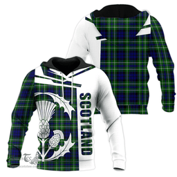 MacNeil Of Colonsay Modern Clan Tartan Hoodie - Scottish Thistle Style