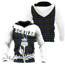 Murray Of Atholl Modern Clan Tartan Hoodie - Scottish Thistle Style