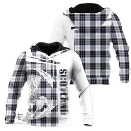 MacRae Dress Modern Clan Tartan Hoodie - Scottish Thistle Style
