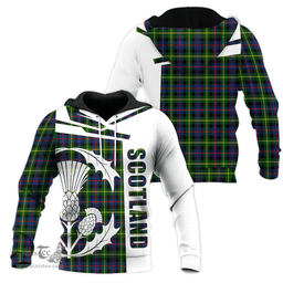 Farquharson Modern Clan Tartan Hoodie - Scottish Thistle Style