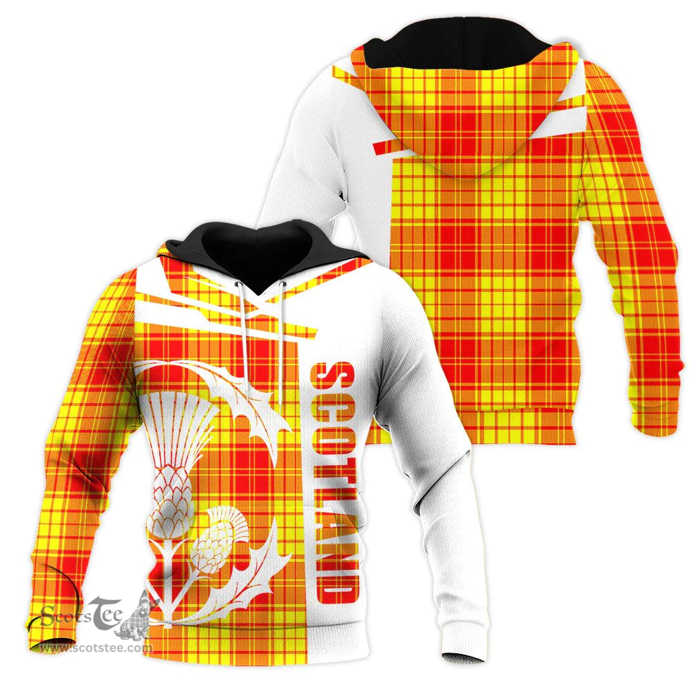 MacMillan Clan Clan Tartan Hoodie - Scottish Thistle Style