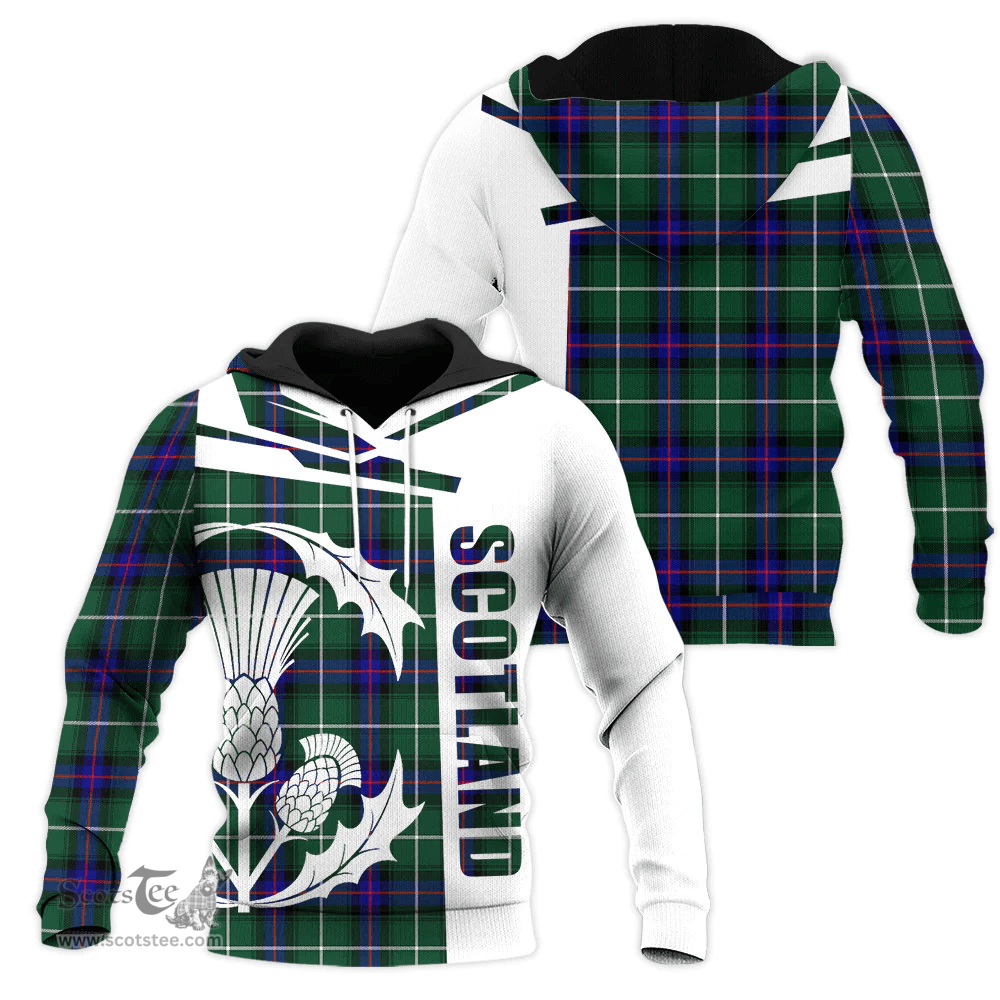 MacDonald Of The Isles Hunting Modern Clan Tartan Hoodie - Scottish Thistle Style