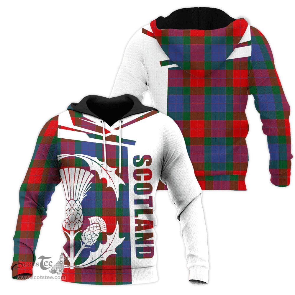 Mar Clan Tartan Hoodie - Scottish Thistle Style