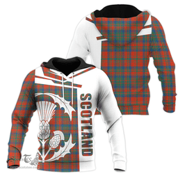 Matheson Ancient Clan Tartan Hoodie - Scottish Thistle Style