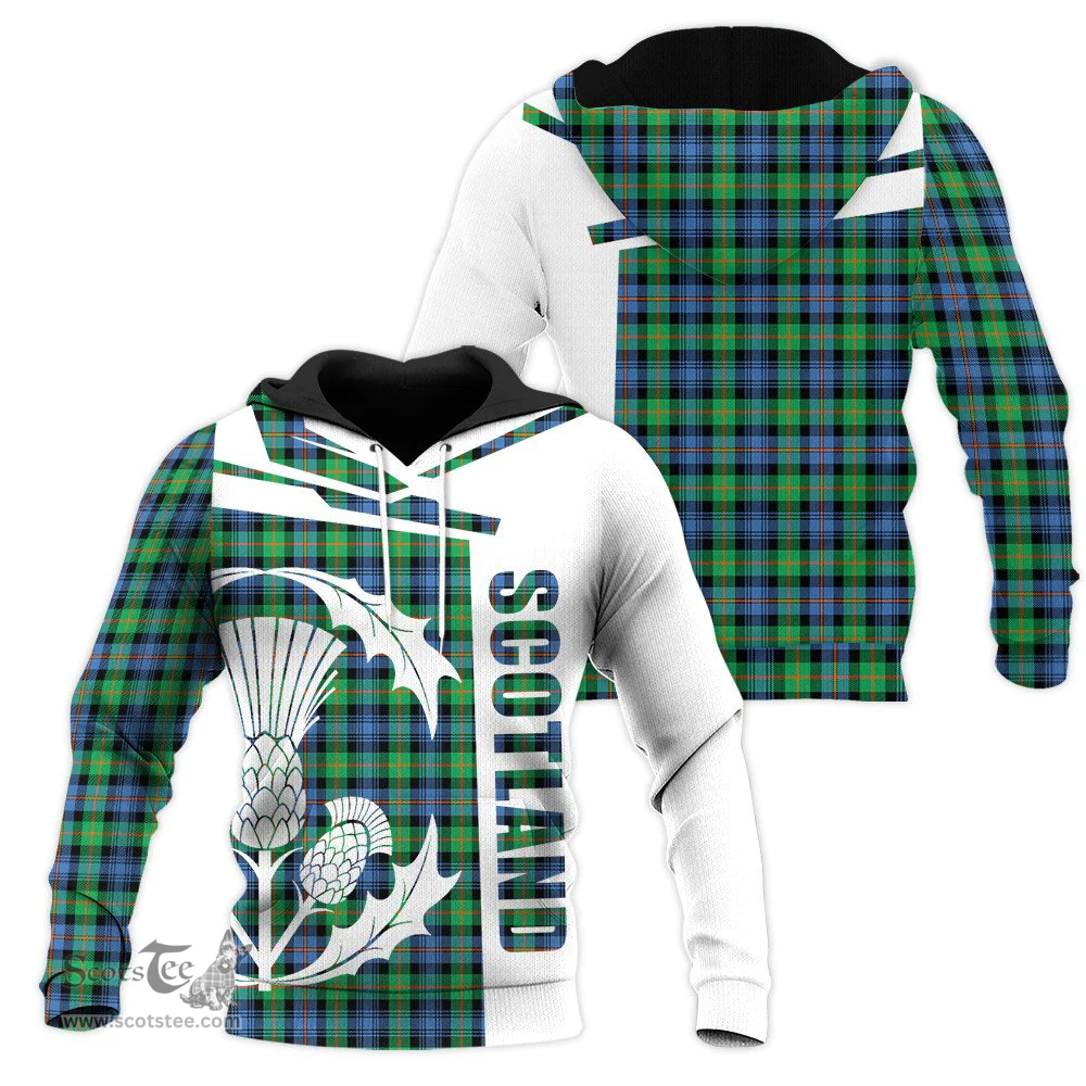 Murray Of Atholl Ancient Clan Tartan Hoodie - Scottish Thistle Style