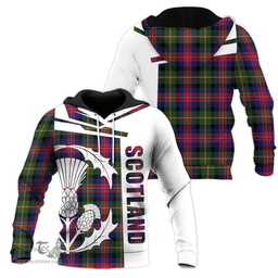 MacLennan Clan Tartan Hoodie - Scottish Thistle Style