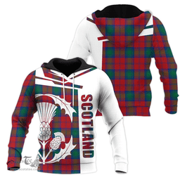 Lindsay Modern Clan Tartan Hoodie - Scottish Thistle Style